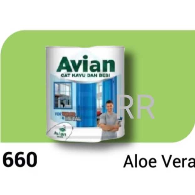 

Cat Avian Warna hijau muda (Aloe Vera 660) Cat kayu dan Besi Cat minyak