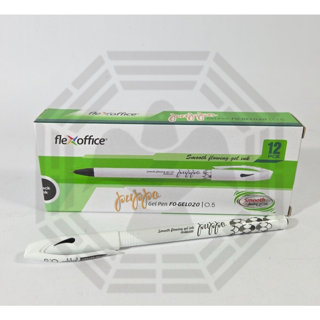 

Pulpen Gel Flexoffice Puppo | 0.5mm | 1 Box Isi 12 pcs