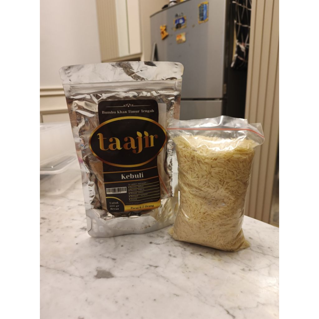 

Paket Beras Basmati dan Bumbu Nasi Kebuli