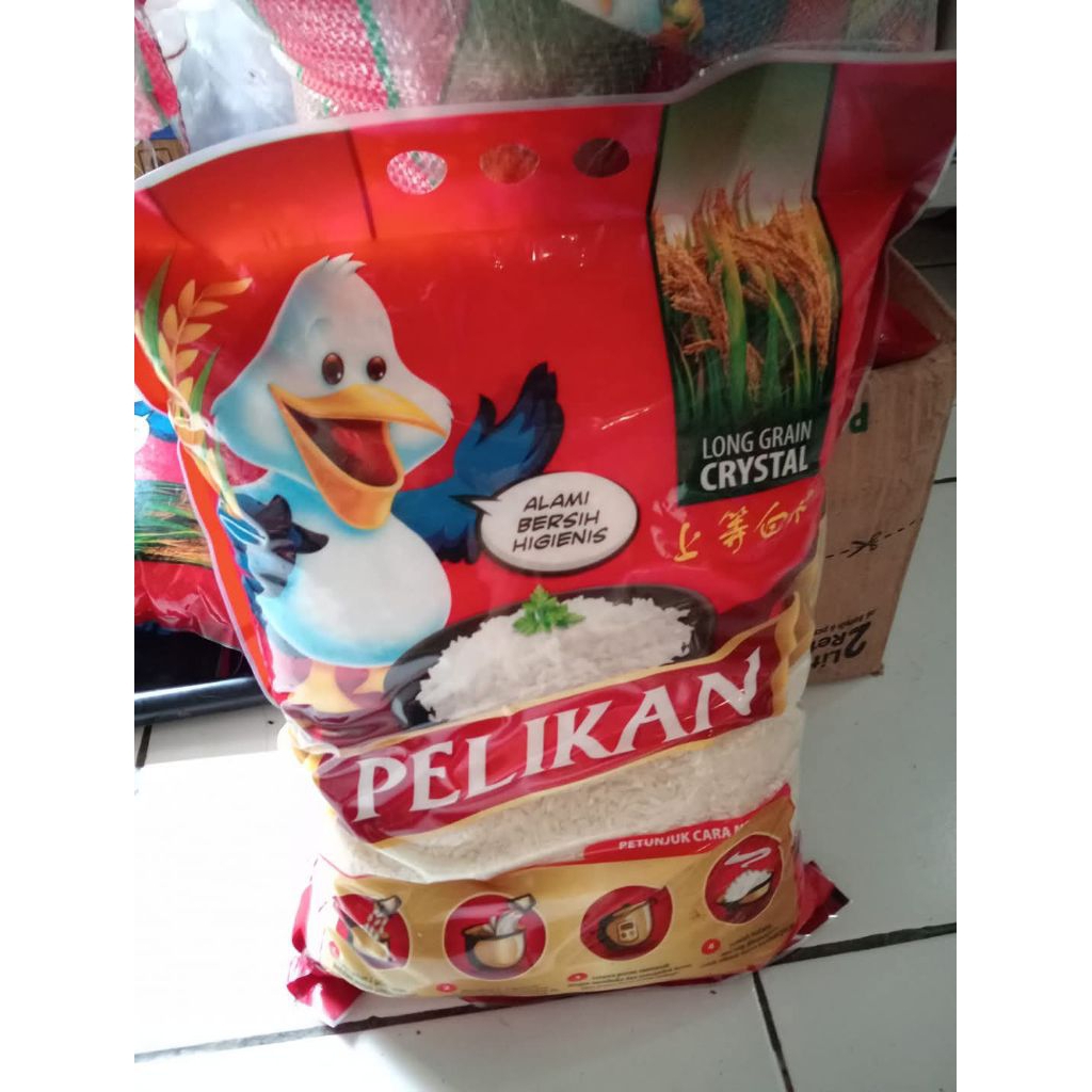 

Beras Pelikan 5kg/Beras enak/beras murah