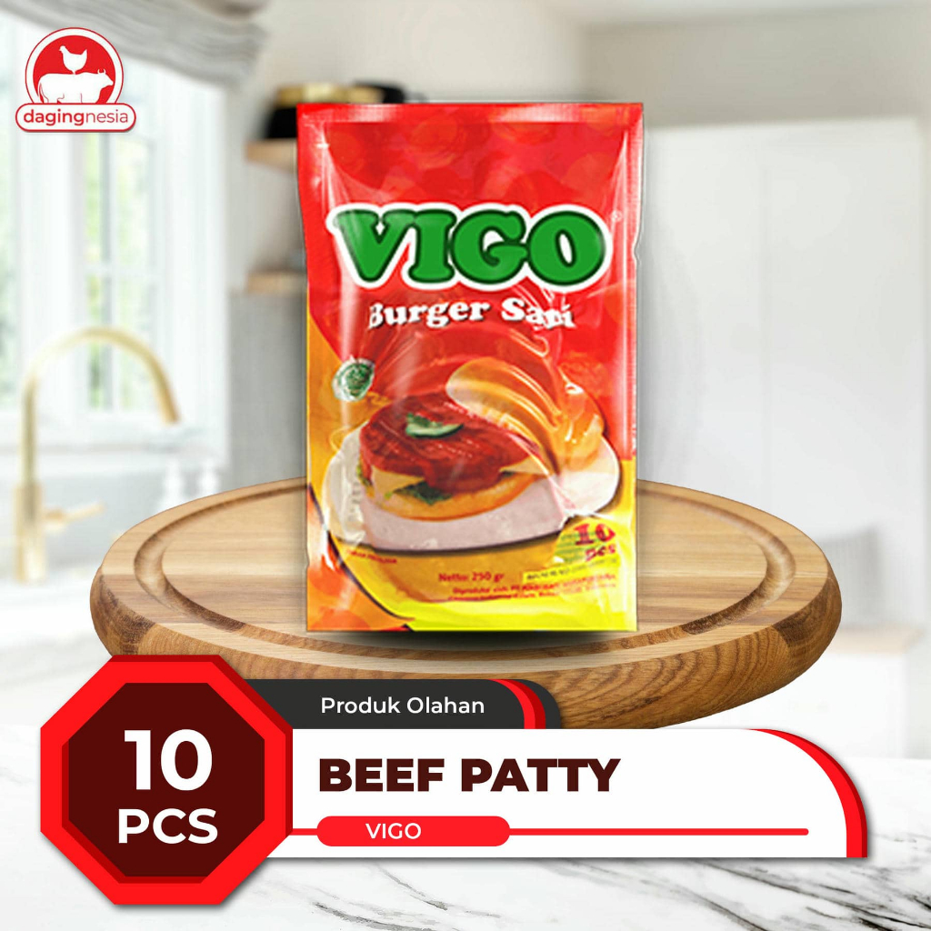 

Beef Patty Vigo isi 10 Pcs