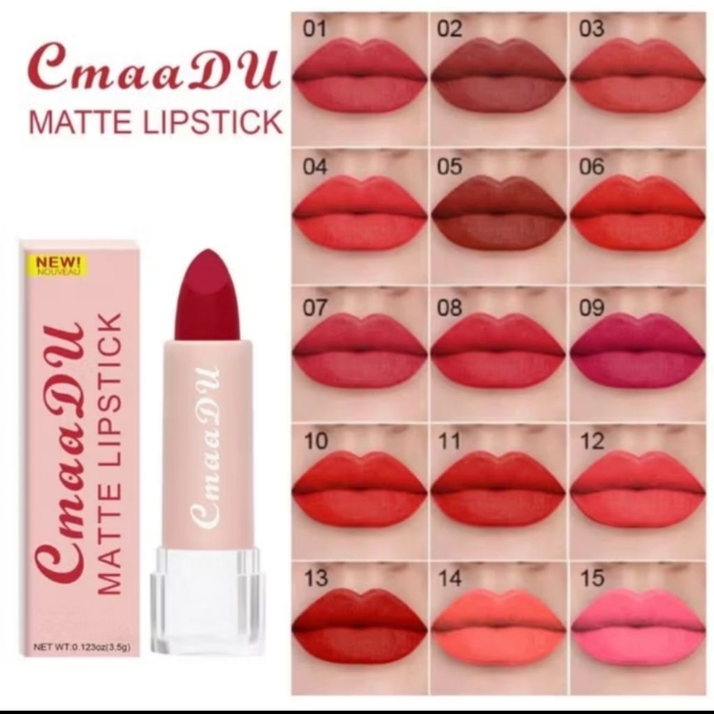 [ORIGINAL] CMAADU WATERPROOF MATTE LIPSTICK / LIPSTIK TAHAN LAMA (BISA COD)