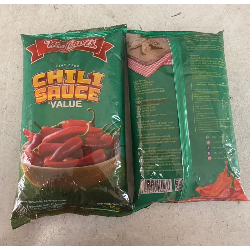 

Mc Lewis Chili Saos 1kg