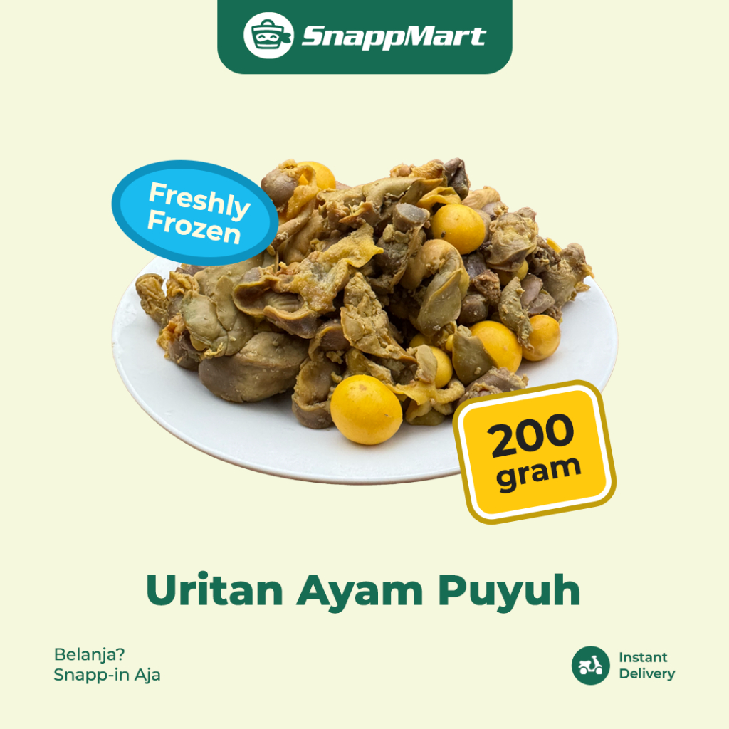 

Uritan Ayam Puyuh Ungkep Fresh (200 Gram) - INSTANT / SAMEDAY - Ready To Cook