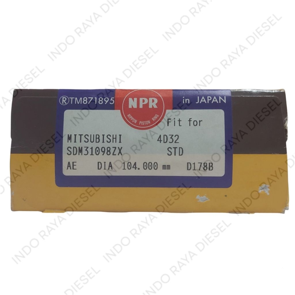 Ring Piston Mitsubishi 4D32 NPR Jepang