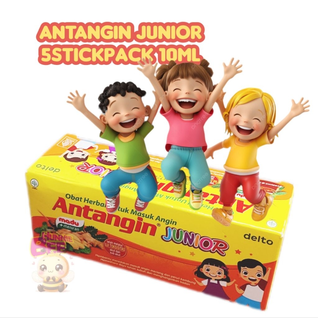 

Antangin Junior Anak Anak Obat Herbal Masuk angin 5Stickpack 10ml