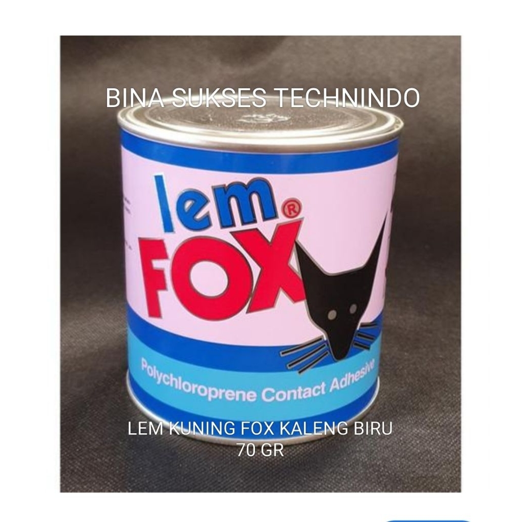

LEM KUNING FOX KALENG BIRU 70GR 70 GR