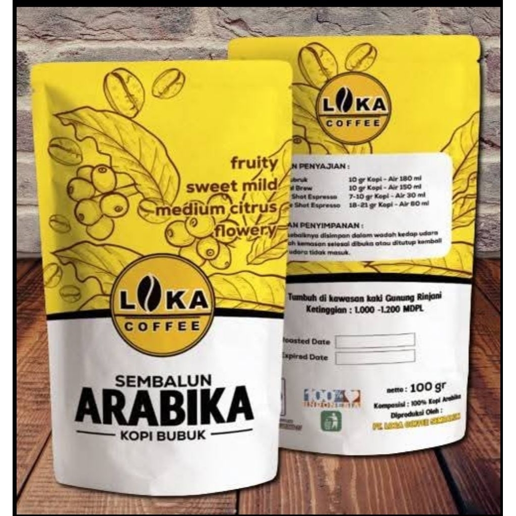 

Kopi Lombok Arabika Sembalun (Loka Coffee)