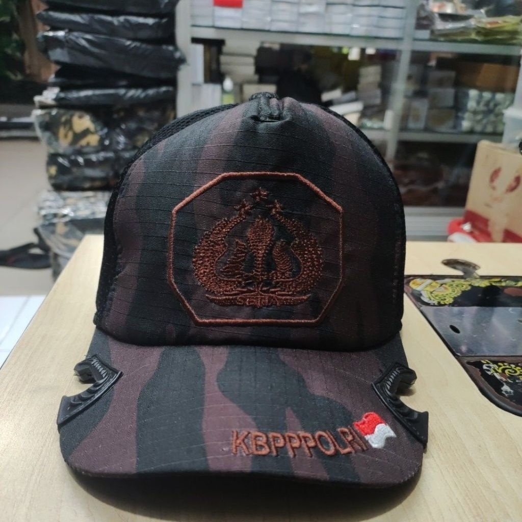 topi kbpp polri motif coak tactical / topi kbppolri tactical