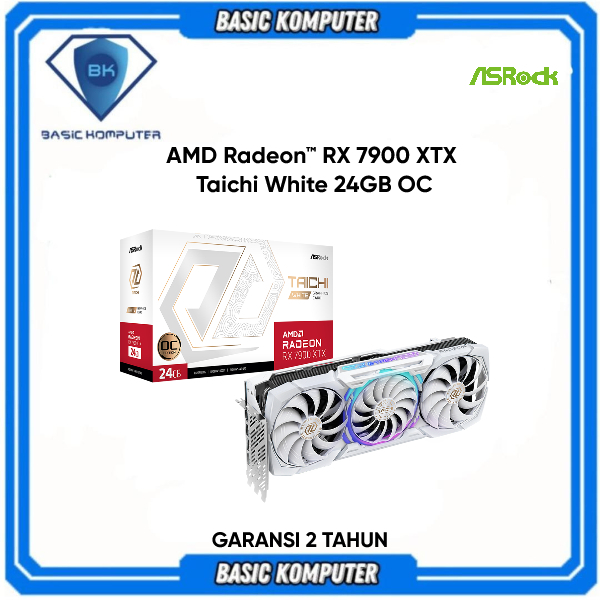 Vga Asrock AMD Radeon RX 7900 XTX Taichi Putih 24GB - RX7900XTX