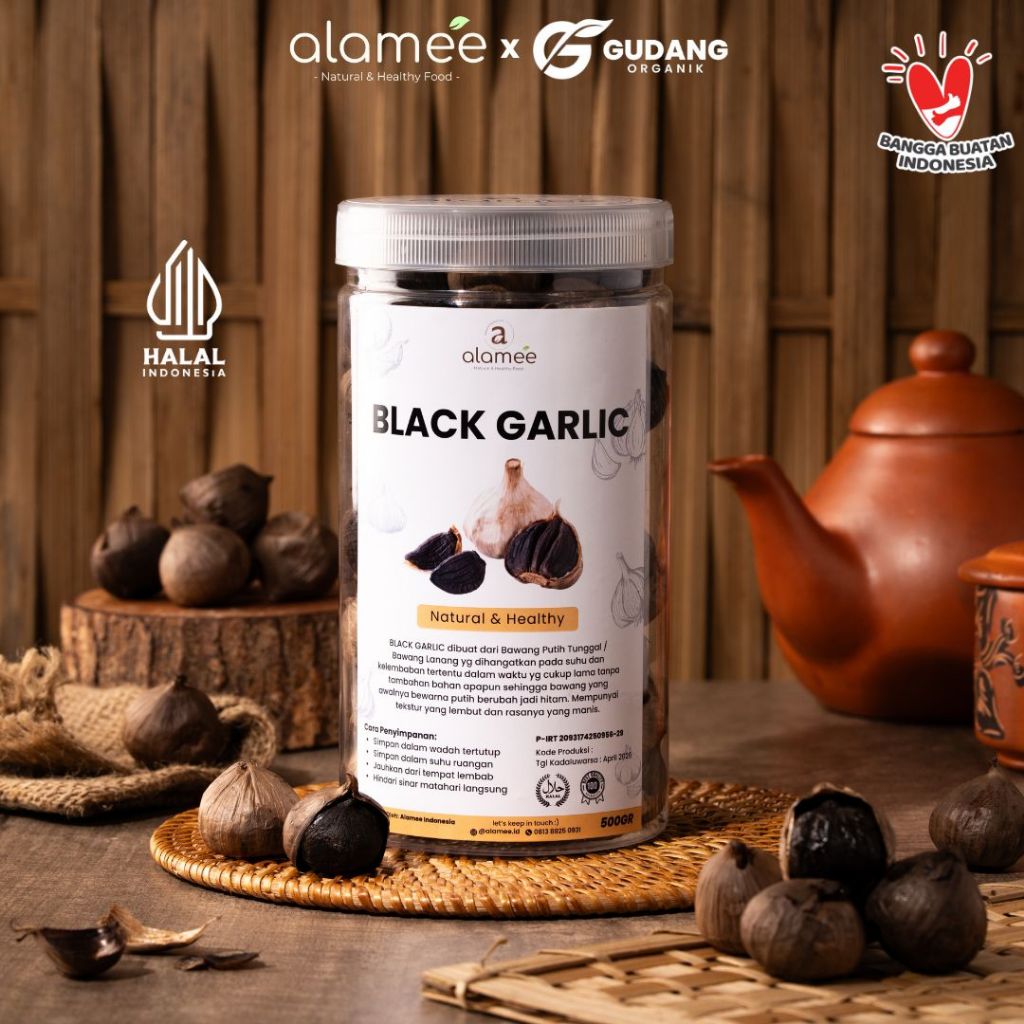 

500gr Black Garlic Bawang Hitam Tunggal Lanang Premium