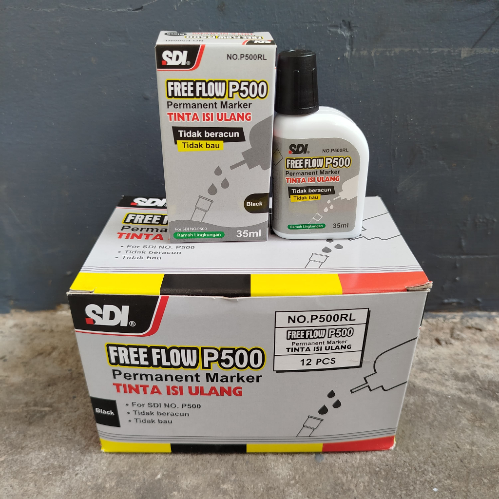 

Refill Tinta Spidol Permanen Murah / Permanent Marker Ink Refill SDI P500RL