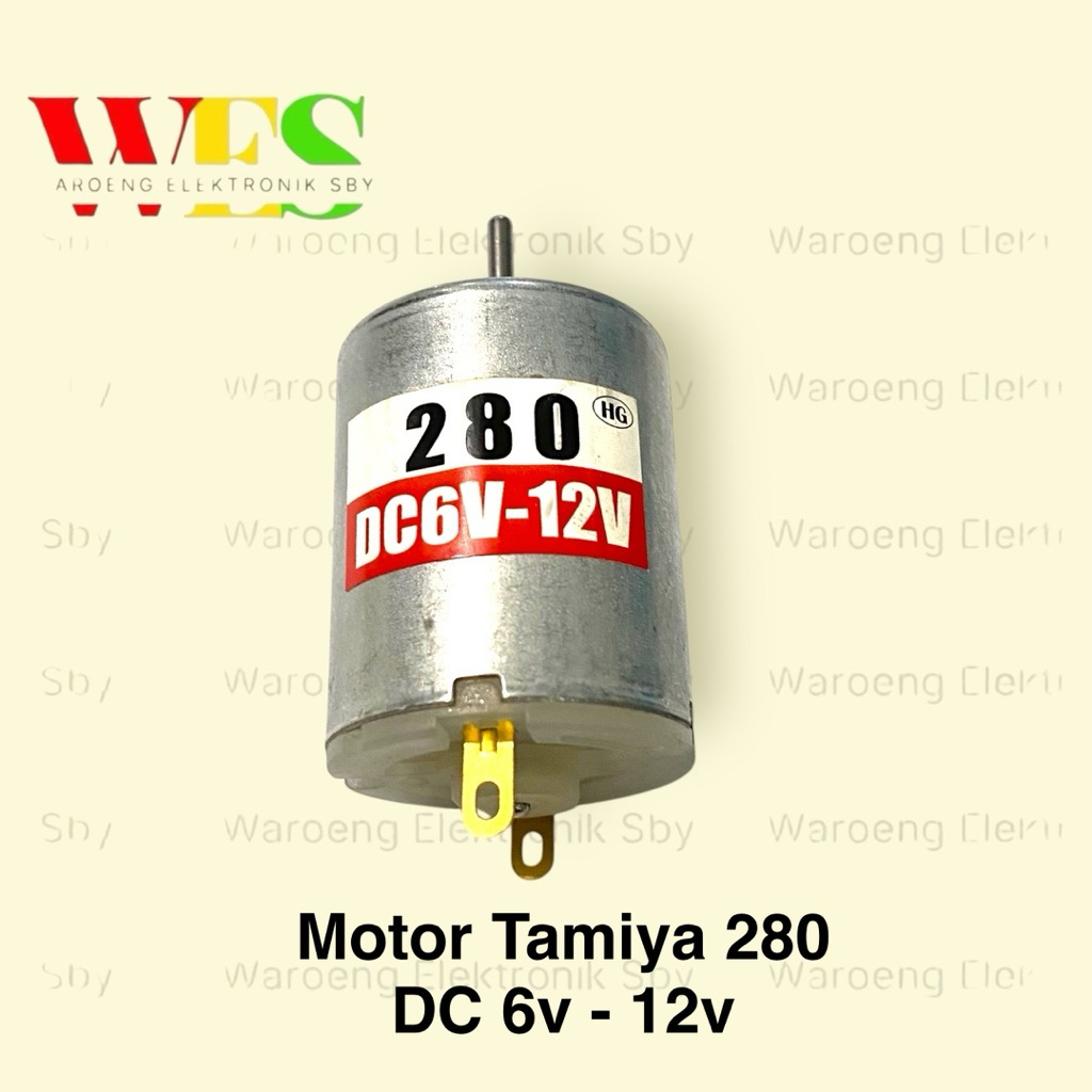 DINAMO DC 12V MOTOR TAMIYA TIPE 280 DC 12V