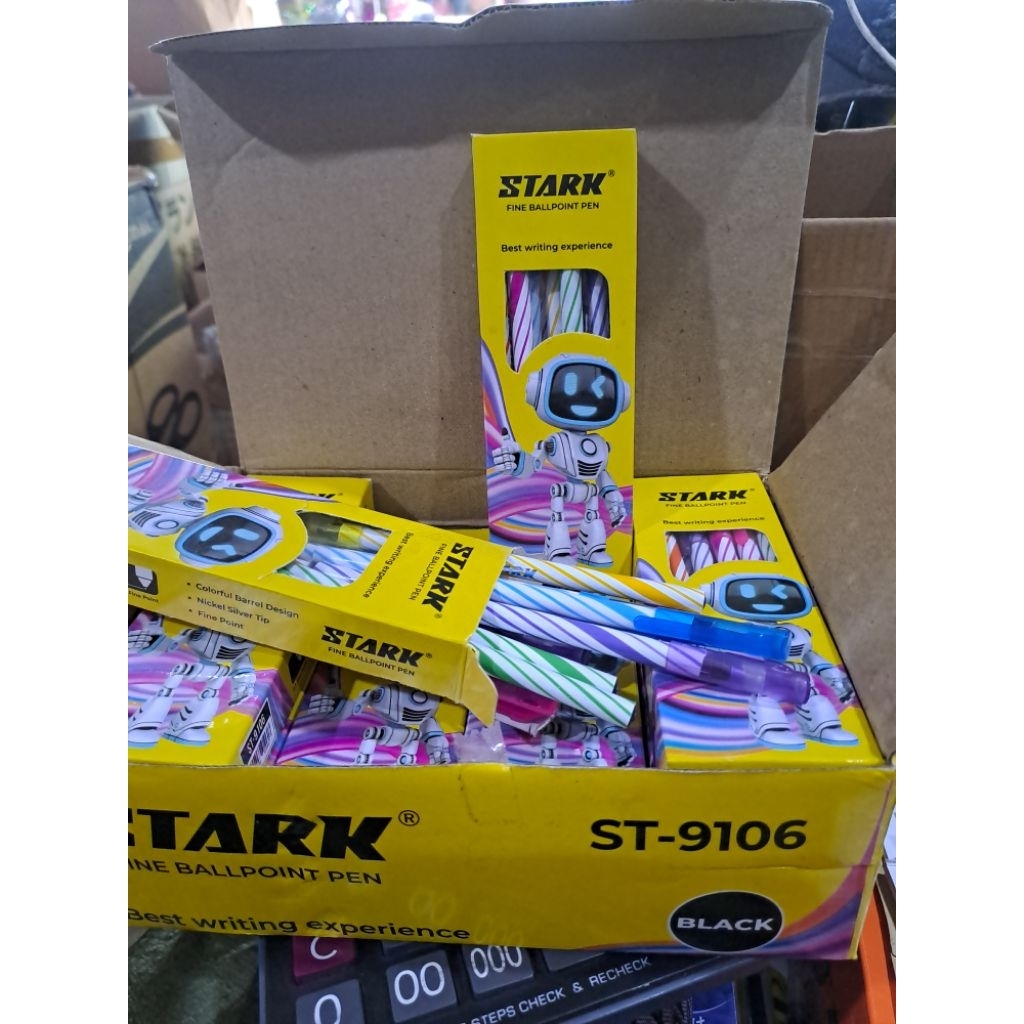 

1 lusin Pulpen hitam murah stark