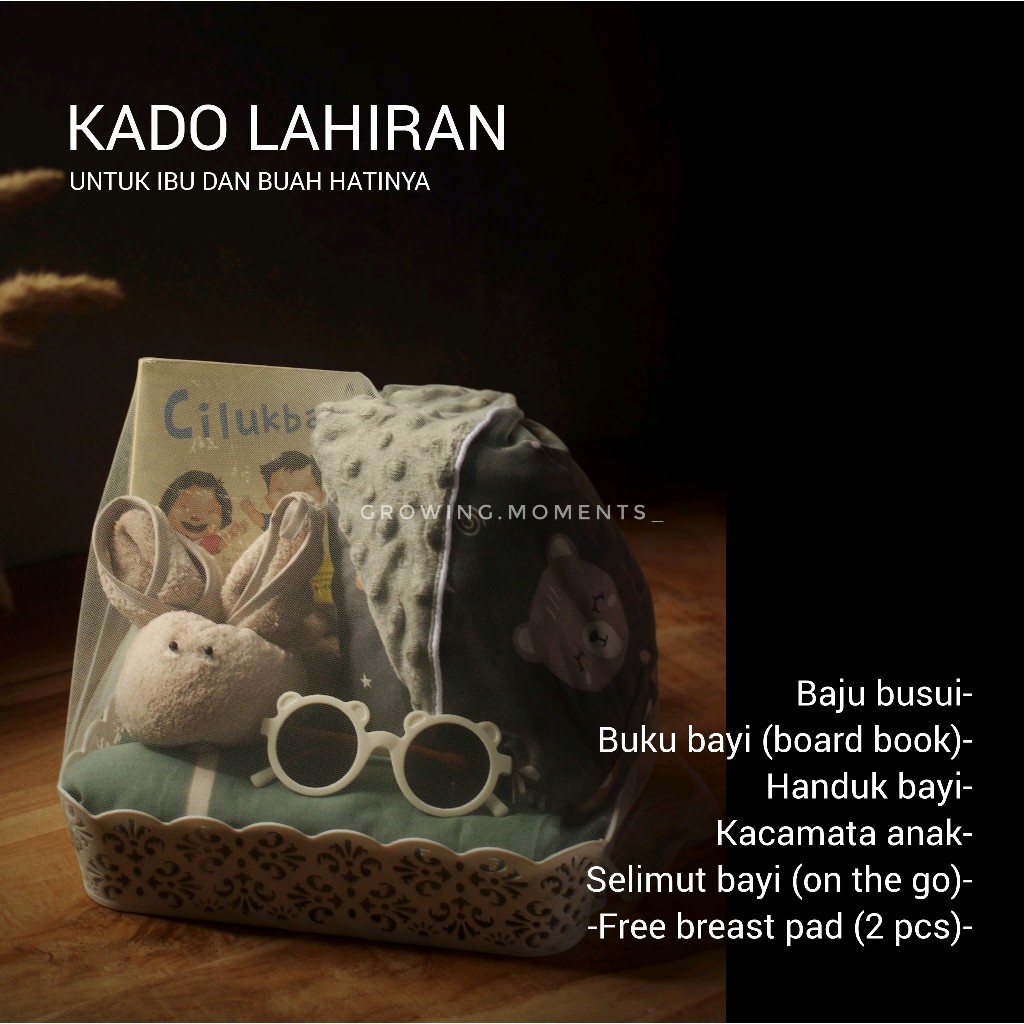 Kado Lahiran/Kado Ibu Melahirkan/Premium Gift Hampers/Hampers lahiran/Kado lahiran/Newborn Hampers