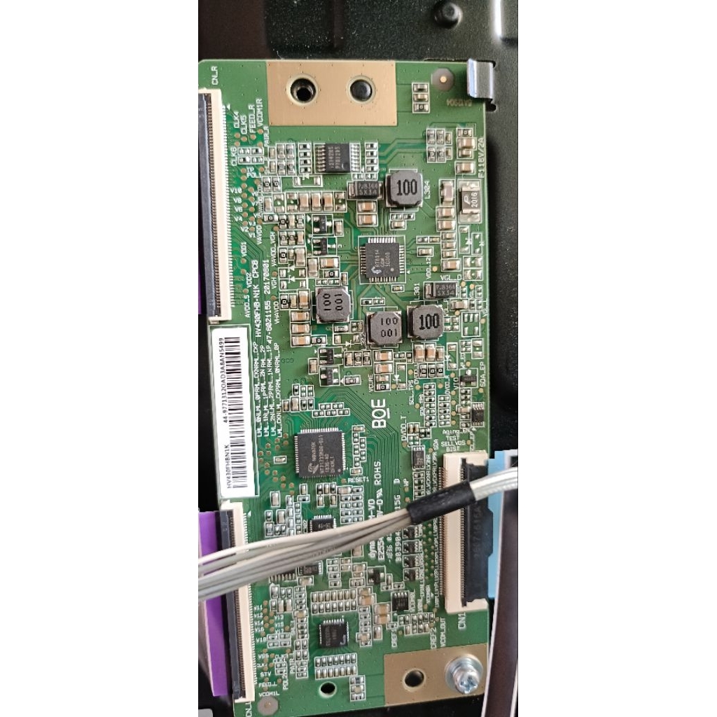 tcon ticon tv led sony 43w660f KDL-43W660F ORIGINAL LENGKAP LVDS KEPANEL