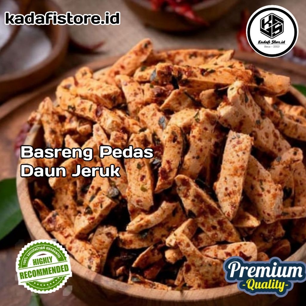 

(COD) 1kg Basreng Pedas Daun jeruk / Basreng pedas/ basreng viral / Basreng Original