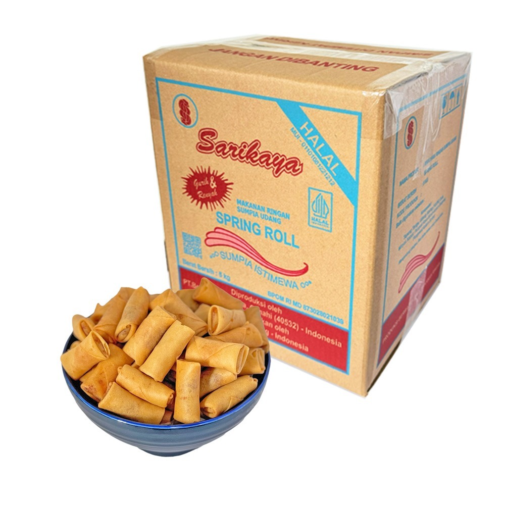 

Sehati Snack - Spring Roll Lumpia Pedas Cemilan Gurih Renyah | 250gr, 500gr Ecer