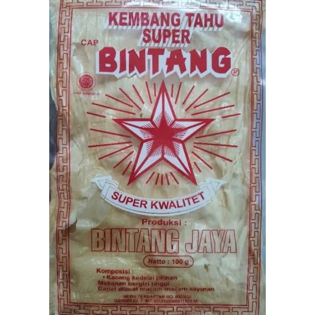 

Kembang Tahu Cap Super Bintang 100 gram