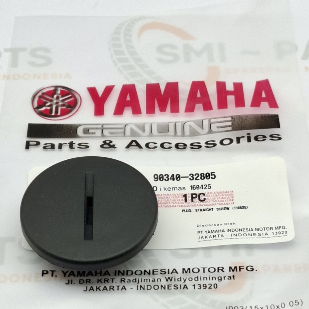 PLUG STRAIGHT SCREW TUTUP MAHNIT JUPITER HITAM 90340-32805