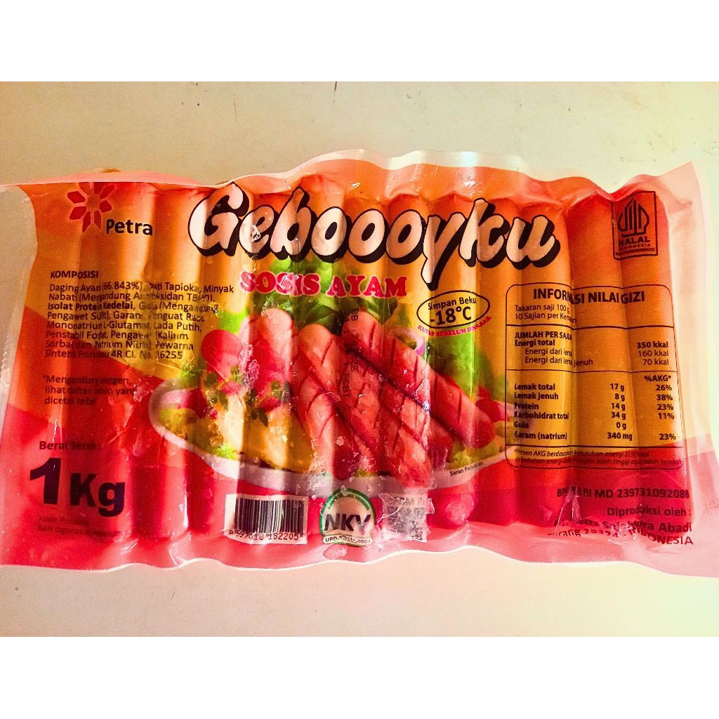 

sosis geboooyku short isi 40