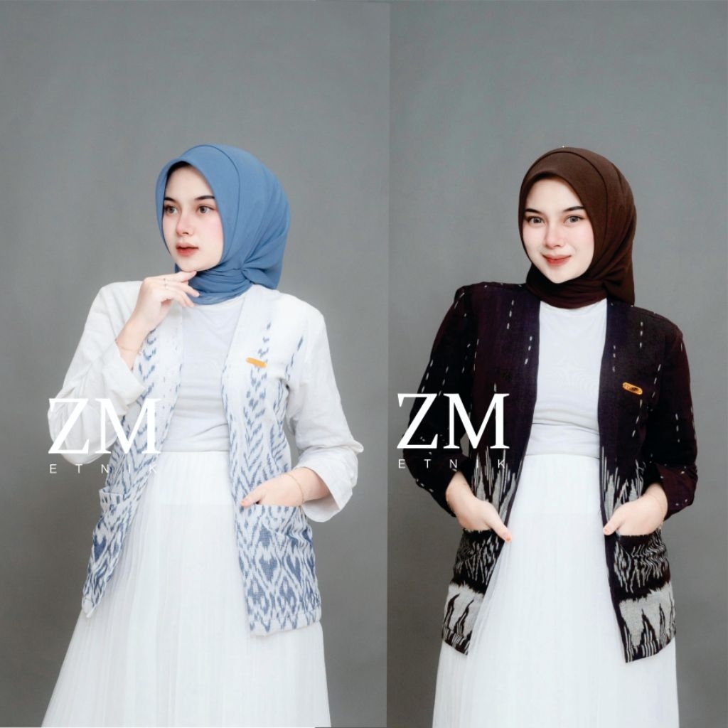 ZM ETNIK - Blazer Tenun Diajeng