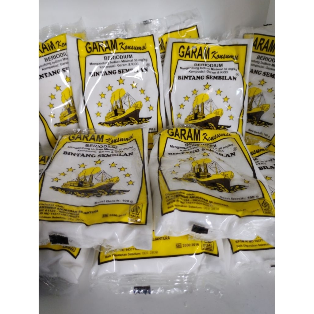 

Garam dapur / Garam konsumsi merk BINTANG9