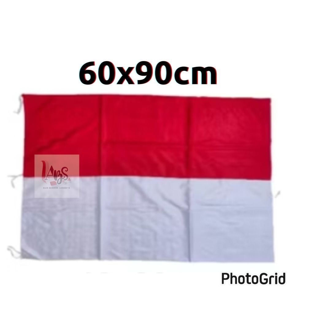 Bendera MERAH PUTIH KATUN 60 X 90