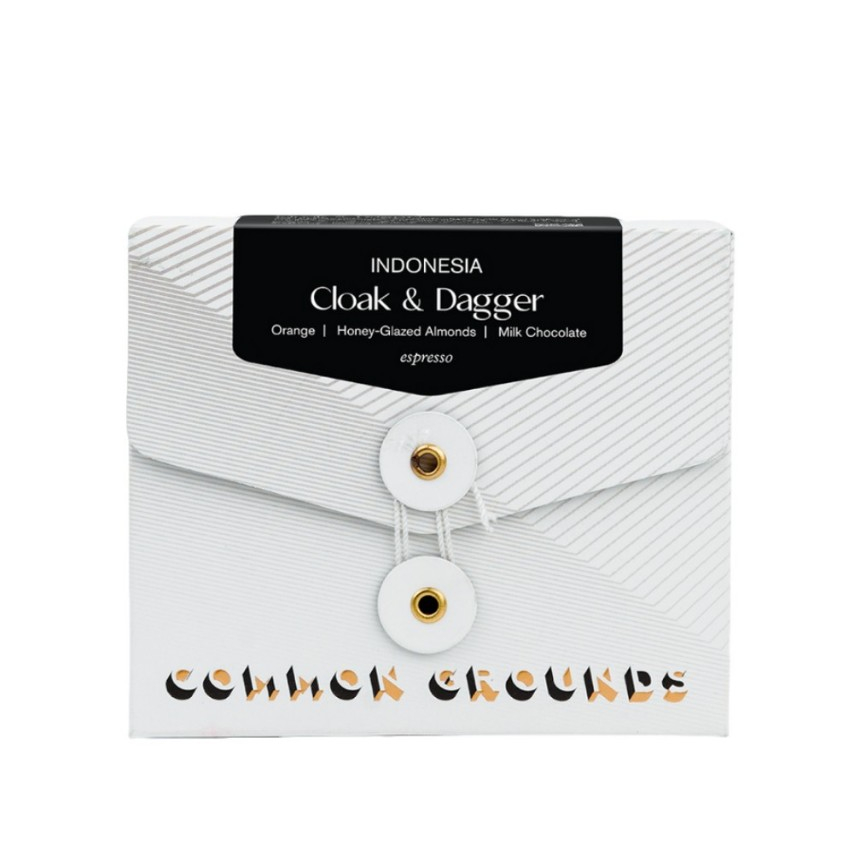 

Common Grounds Espresso Blend Arabica Coffee: Cloak & Dagger 200 gr - Coffee Beans / Biji Kopi