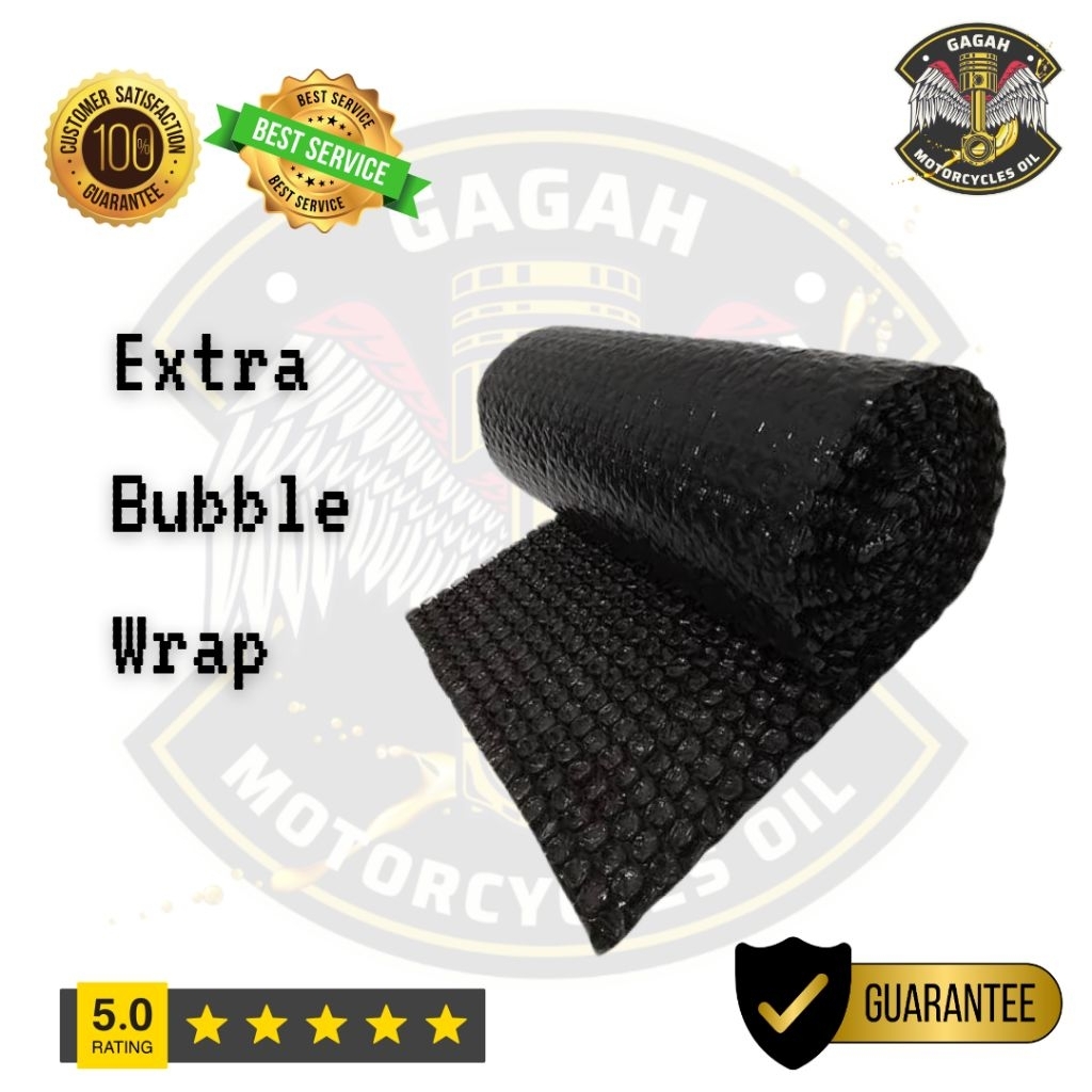 

Extra Bubble Wrap untuk packing