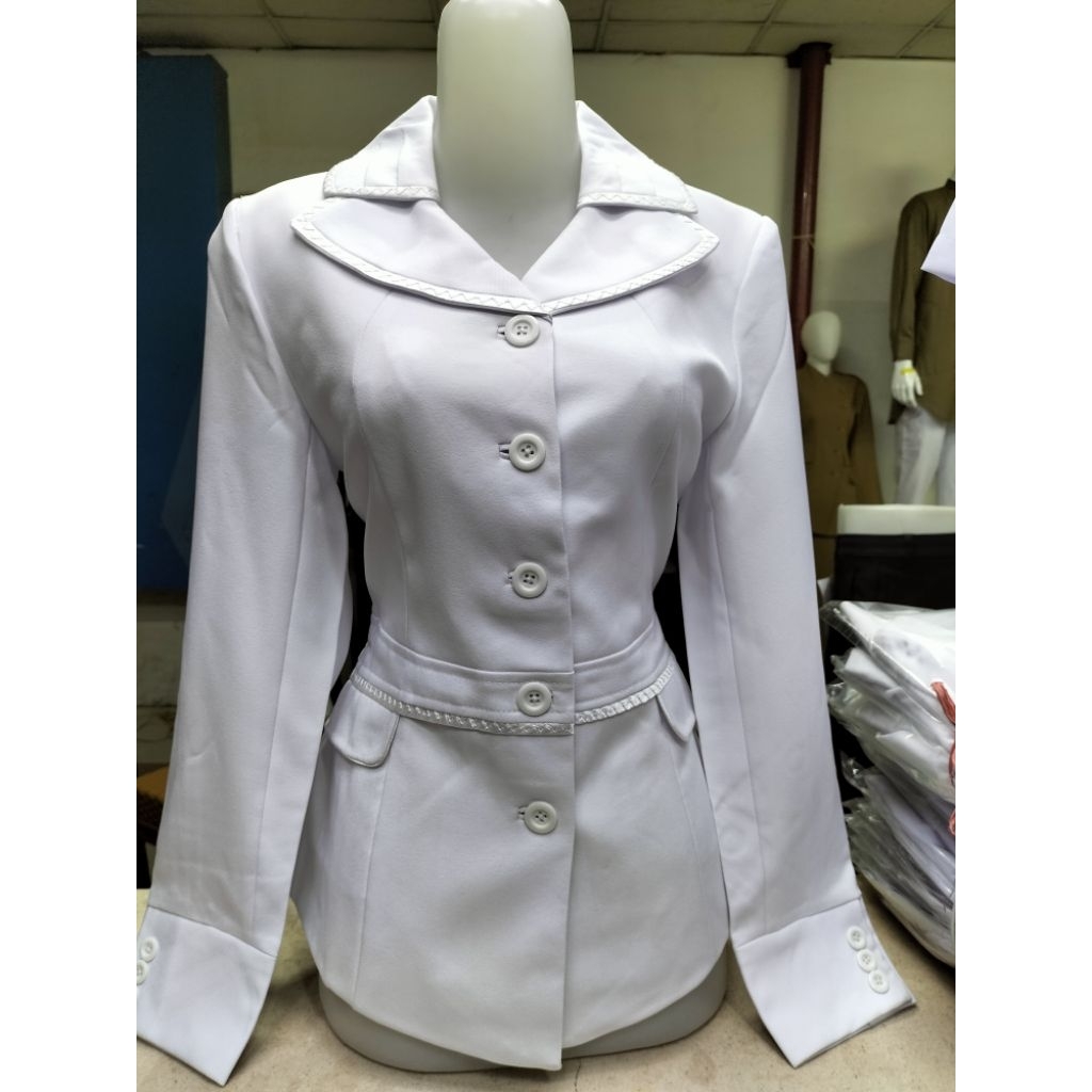 Baju kerja atasan putih wanita