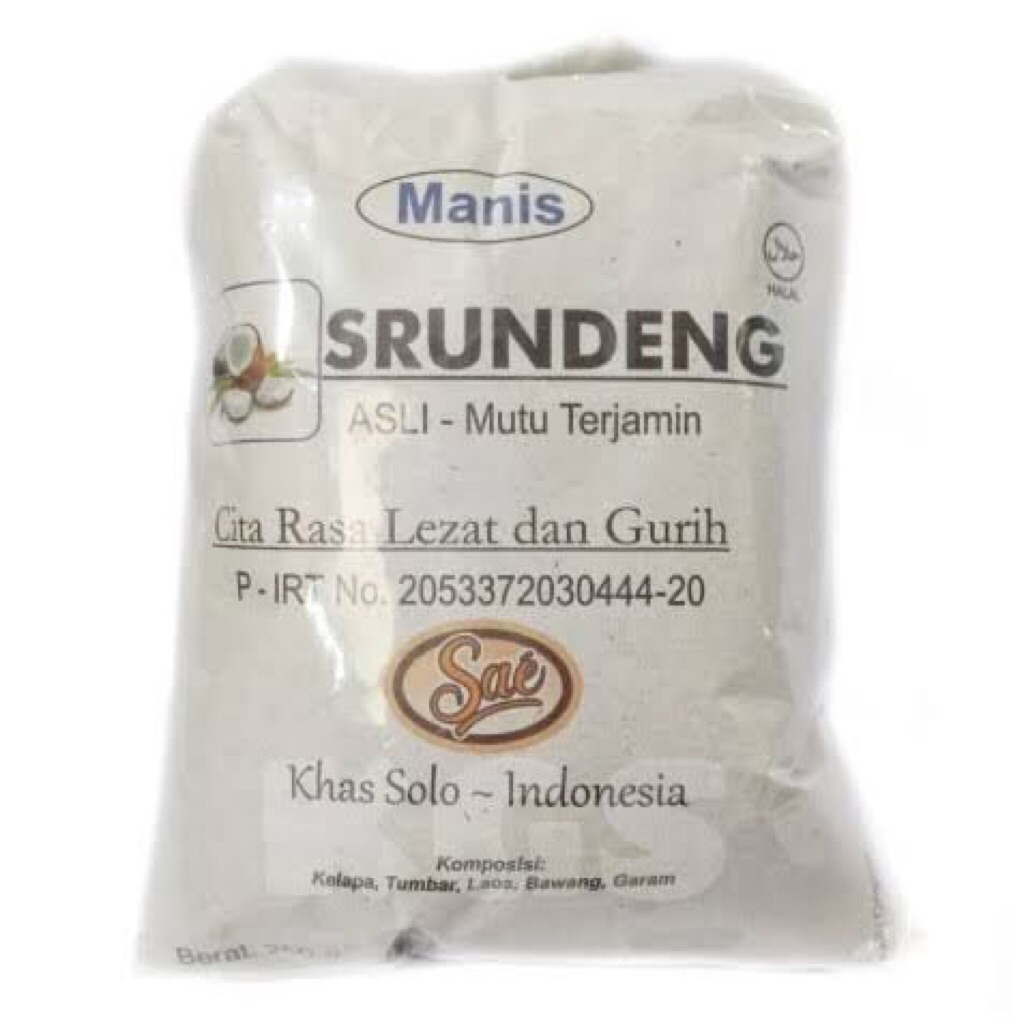 

SERUNDENG KHAS SOLO MANIS 250gr