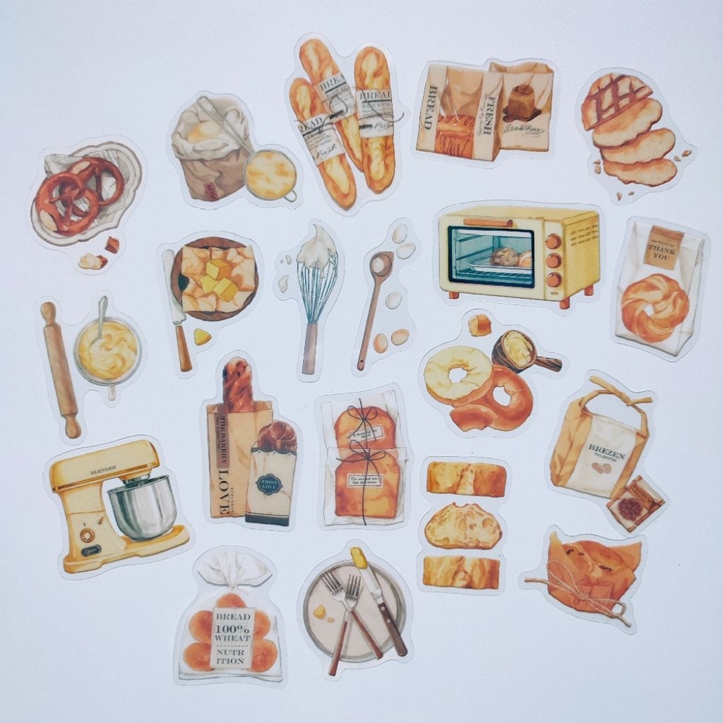 

STIKER WATERPROOF DE FLORE BAKERY