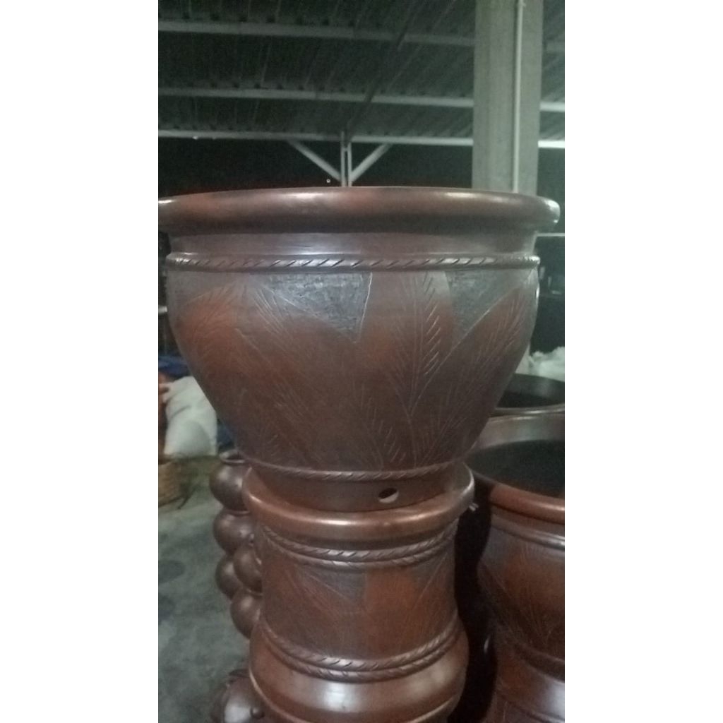 Bak mandi tanah liat Gentong tempayan air jumbo