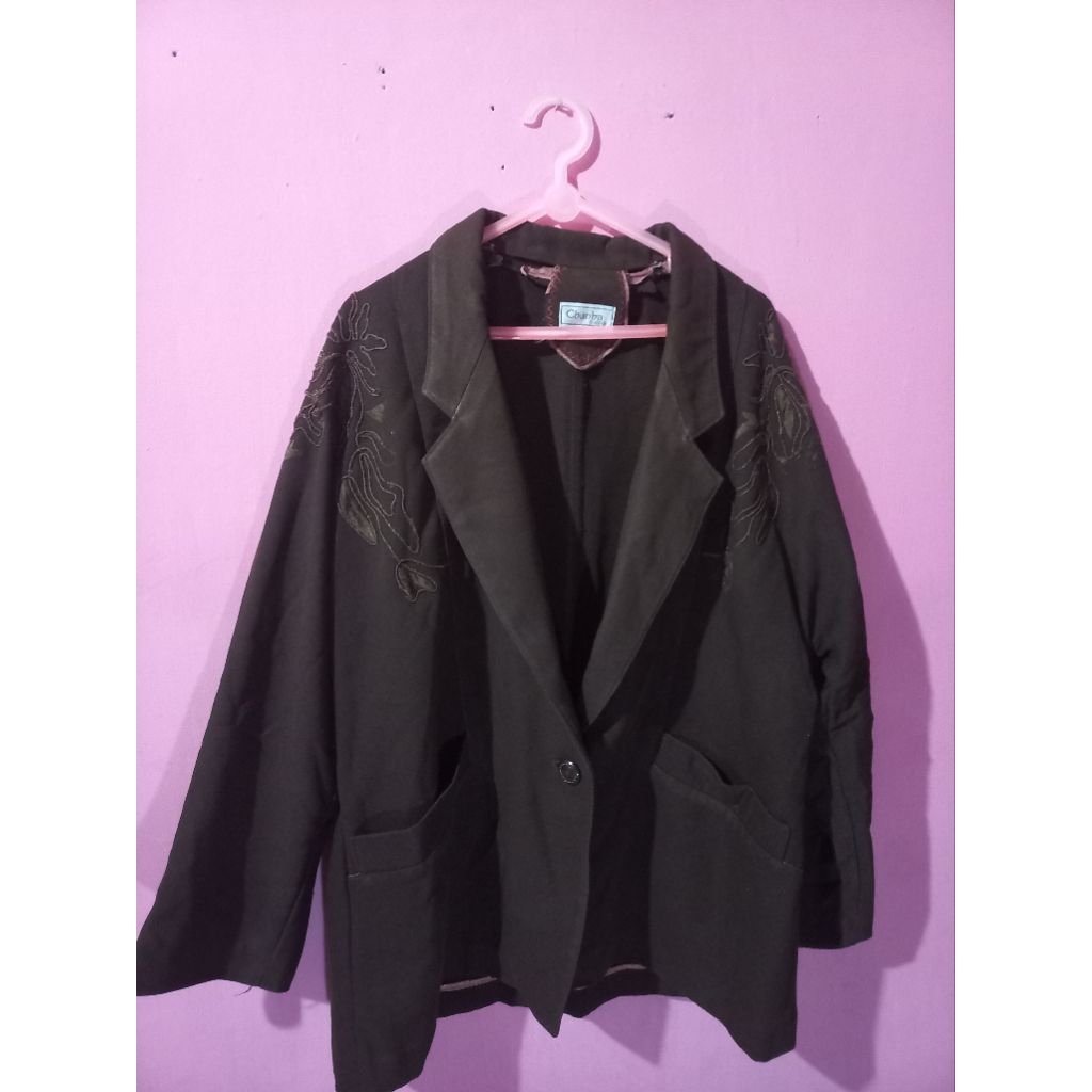 (Baca Deskripsi) jas wanita bekas | jas wanita preloved | jas coklat | outer wanita