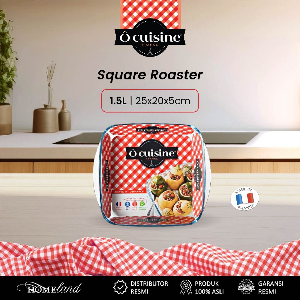 Ocuisine Square Roaster / Loyang Kaca Kotak