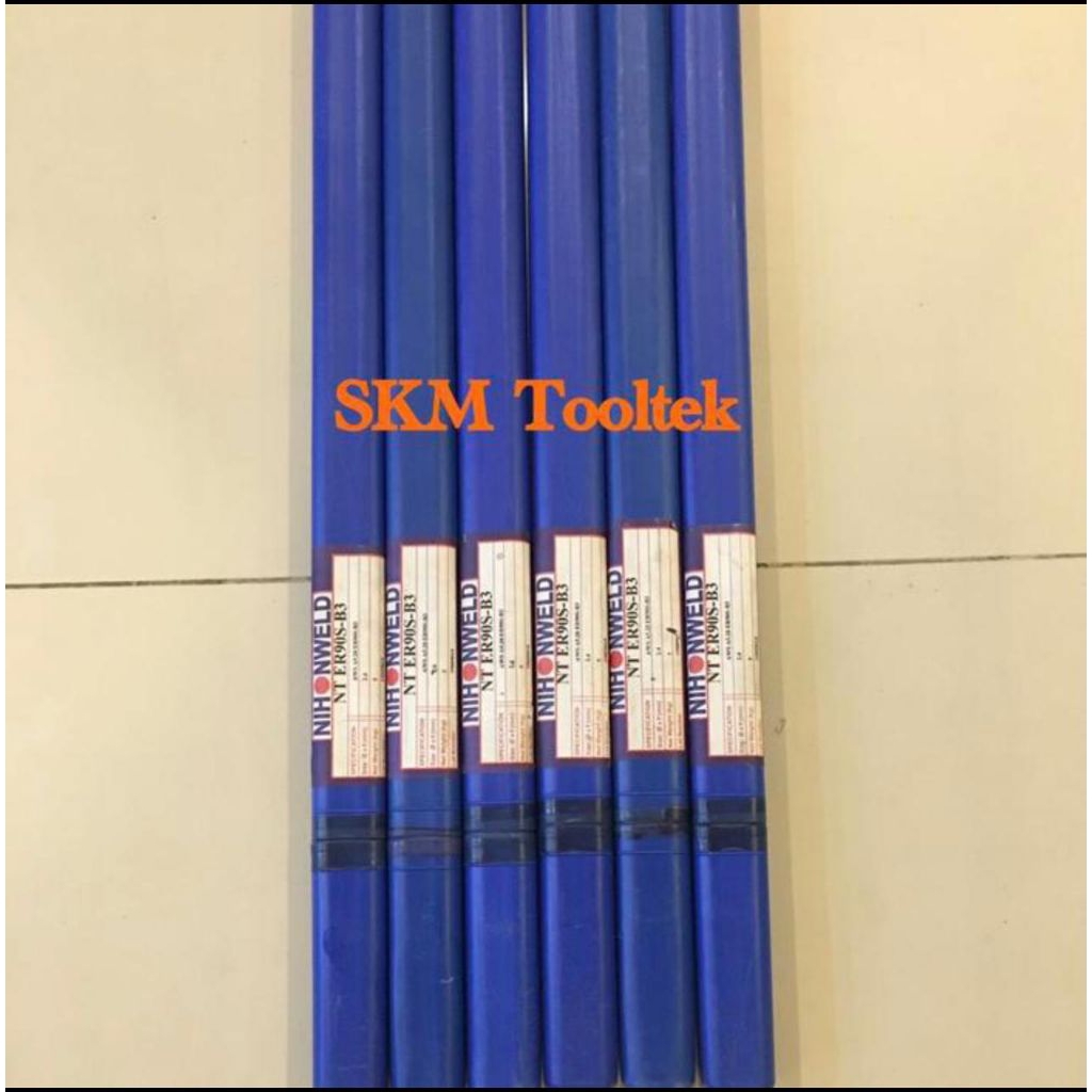 Kawat Las Argon Nihon Weld NT ER90S-B3 2,4MM x 1000MM (5Kg)