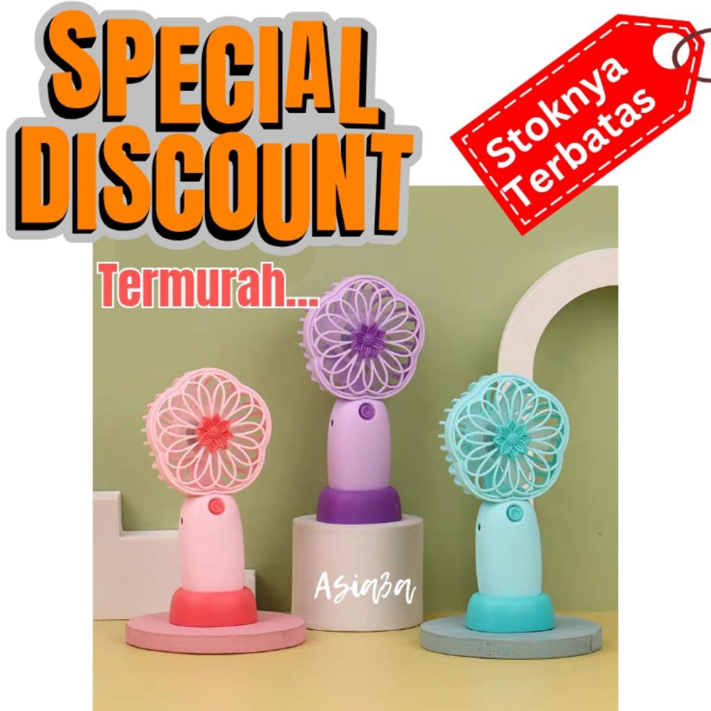 Kipas angin mini USB kipas tangan kipas karakter mini lucu dan unik