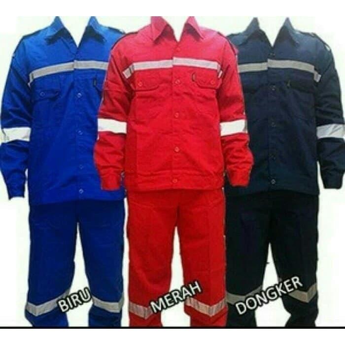 WEARPACK BAJU CELANA SAFETY / WEARPACK BAJU PROYEK SAFETY SETELAN