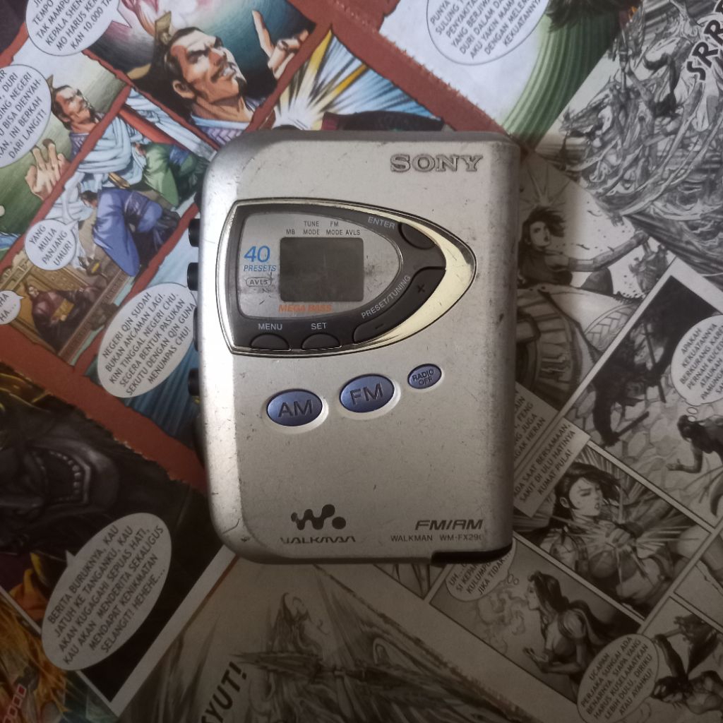 sony walkman wm fx290