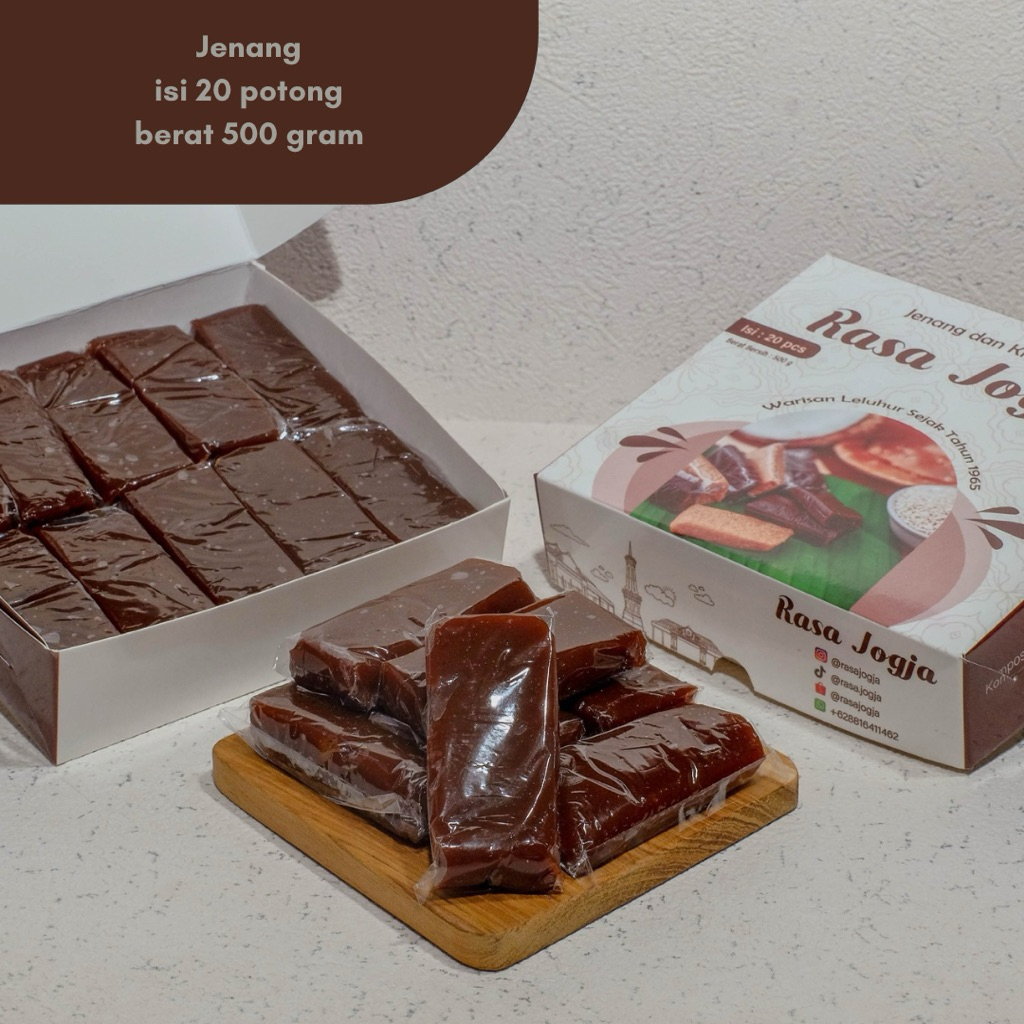 

Jenang Ketan Rasa Jogja 500 gram isi 20 potong khas Jogjakarta