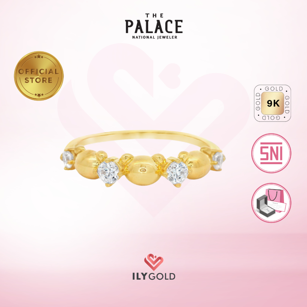 ILY GOLD TEDDY - Tripple Bear Ring / Cincin