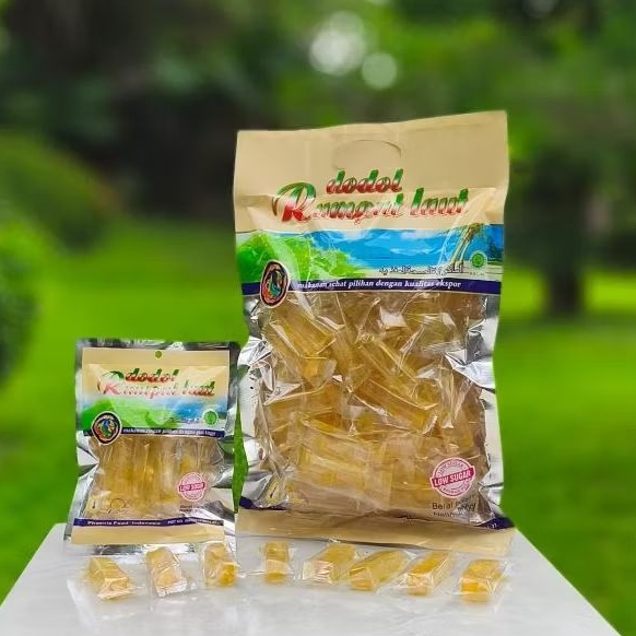 

DODOL RUMPUT LAUT 800GRAM LOW SUGAR KINJYO JELLY RUMPUT LAUT KINJO