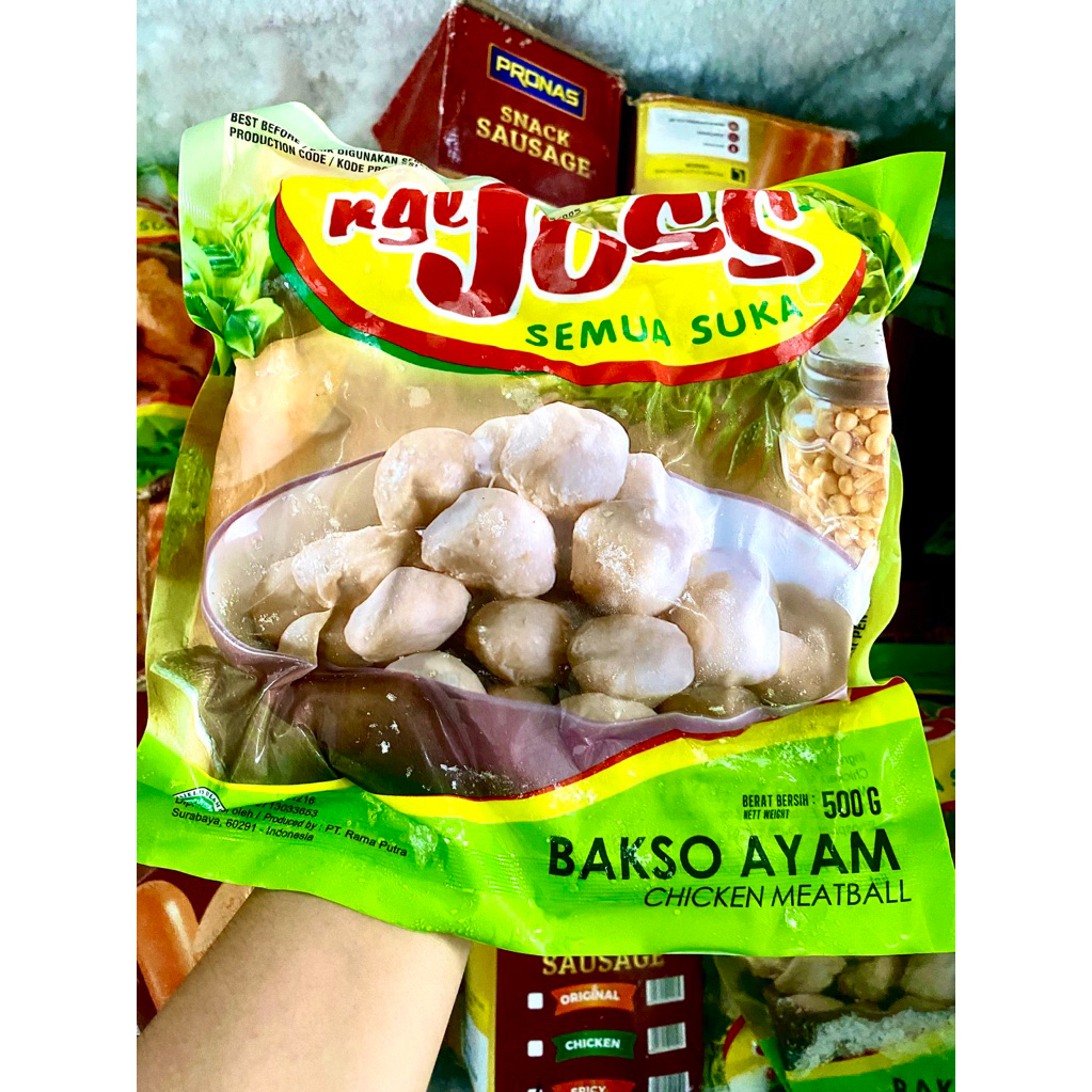 

Ngejoss Bakso Ayam 500gr / bakso ayam frozen