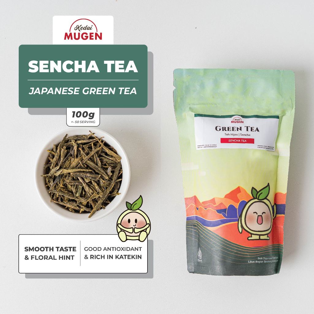 

Kedai Mugen - Sencha Green Tea Loose Tea / Teh Hijau Sencha 100g