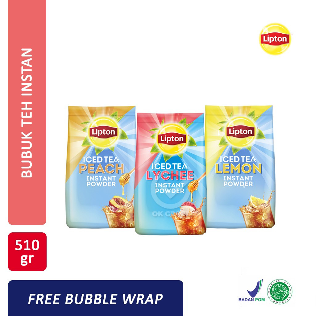 

Lipton Powder Iced Tea Made With Real Tea Bubuk Minuman Teh Instan 510gr Lokal HALAL