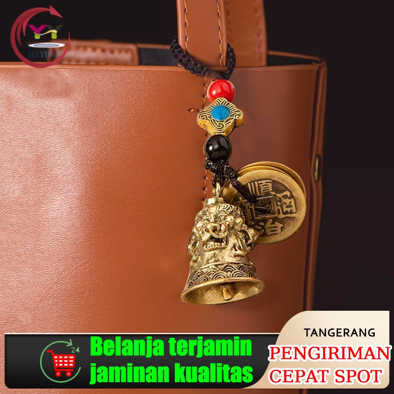 Lonceng Angin FengShui Kuningan Lonceng Fengshui Gantungan Kunci Lonceng