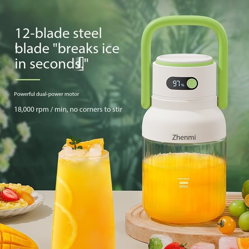 Blender Jus / Blender Zhenmi 1000ml Portable / Blender Buah Elektrik / Blender Portable