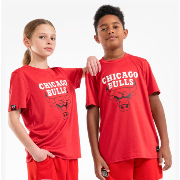 TARMAK TS 900 Kaos Olahraga Basket Anak Unisex Ringan Dry