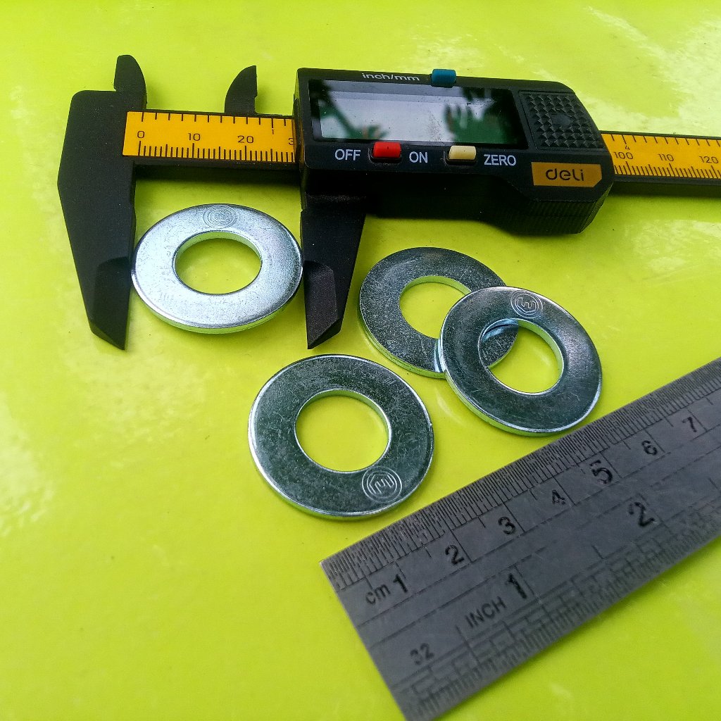 RING PLAT GALVANIS M14 / RING BAUT KUNCI 22 / RING PLAT M14 PUTIH / RING PLAT M14 GALVANIZ / PLATE M